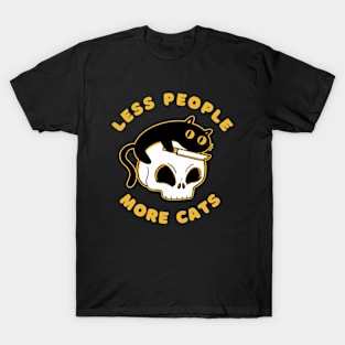 Less People More Cats T-Shirt